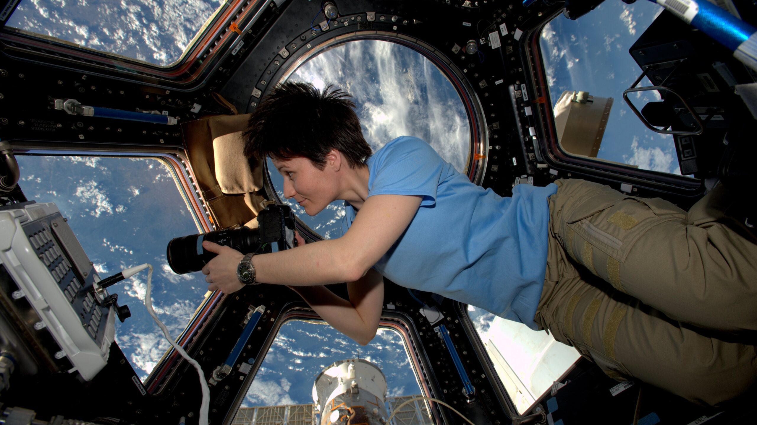 Астронавт Samantha Cristoforetti на МКС